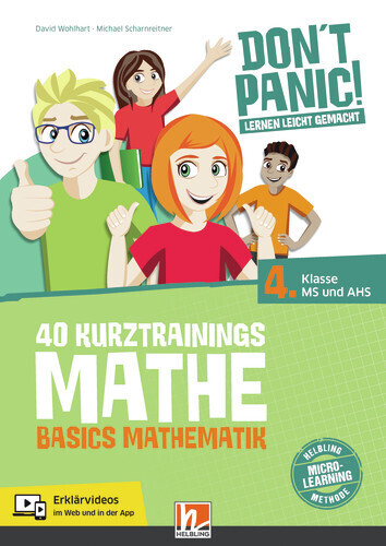 Cover: 9783990693049 | DON'T PANIC! Lernen leicht gemacht, 40 Kurztrainings Mathe | Buch