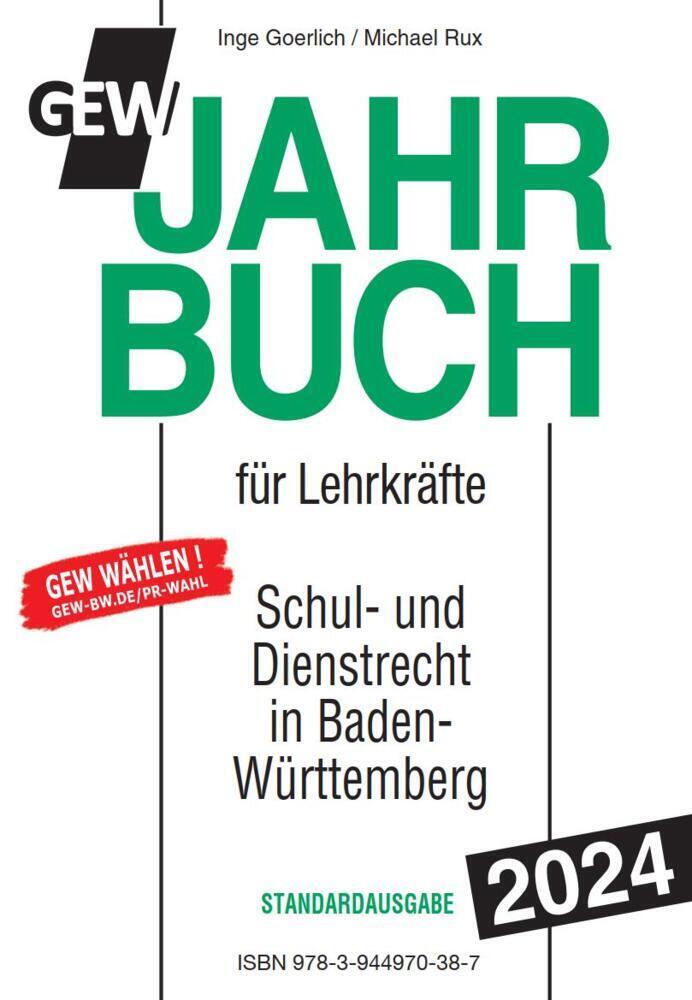 Cover: 9783944970387 | GEW Jahrbuch für Lehrkräfte 2024 | Inge Goerlich (u. a.) | Buch | 2024