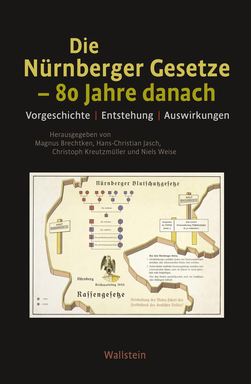 Cover: 9783835331495 | Die Nürnberger Gesetze - 80 Jahre danach | Magnus Brechtken (u. a.)