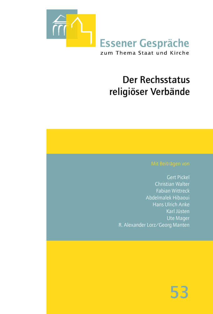 Cover: 9783402105764 | Essener Gespräche zum Thema Staat und Kirche, Band 53 | Kämper (u. a.)