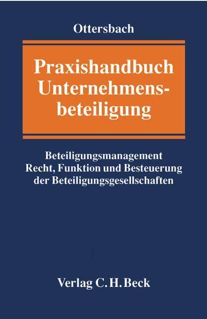 Cover: 9783406498633 | Praxishandbuch Unternehmensbeteiligung | Buch | XXXIV | Deutsch | 2003