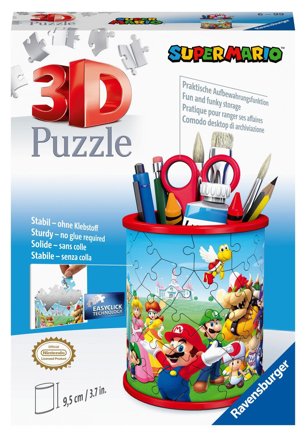 Cover: 4005556112555 | Ravensburger 3D Puzzle Utensilo Super Mario 11255 - 54 Teile -...