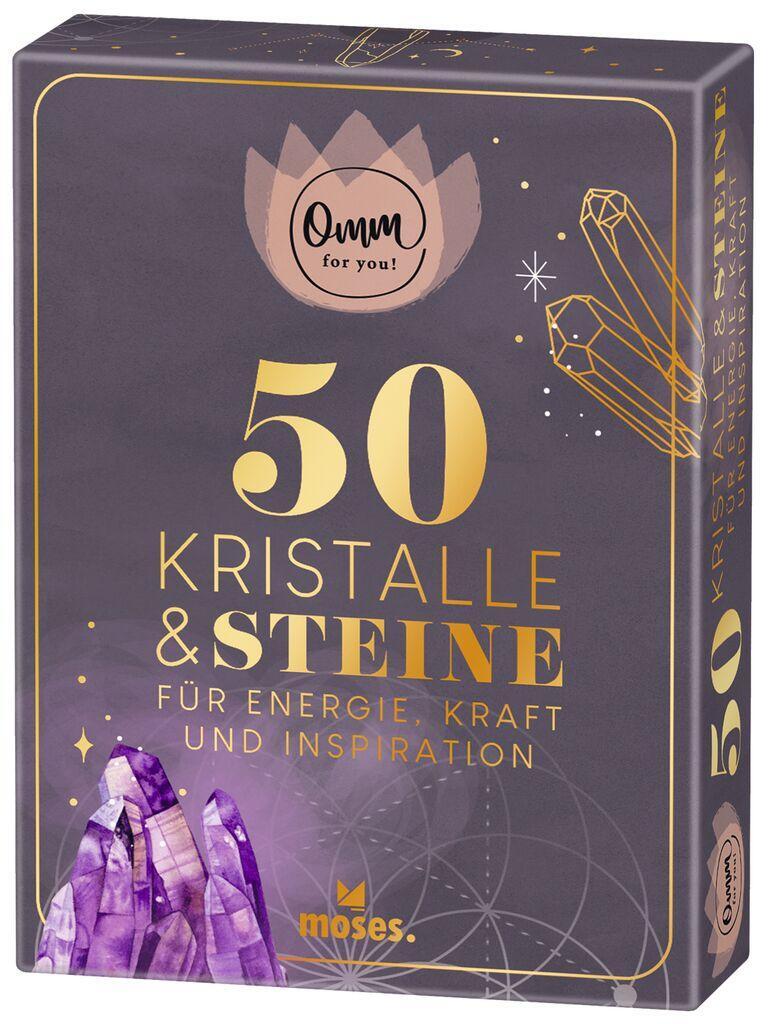 Cover: 9783964552464 | Omm for you 50 Kristalle & Steine | für Energie, Kraft & Inspiration