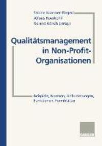 Cover: 9783409189248 | Qualitätsmanagement in Non-Profit-Organisationen | Alfons Roerkohl