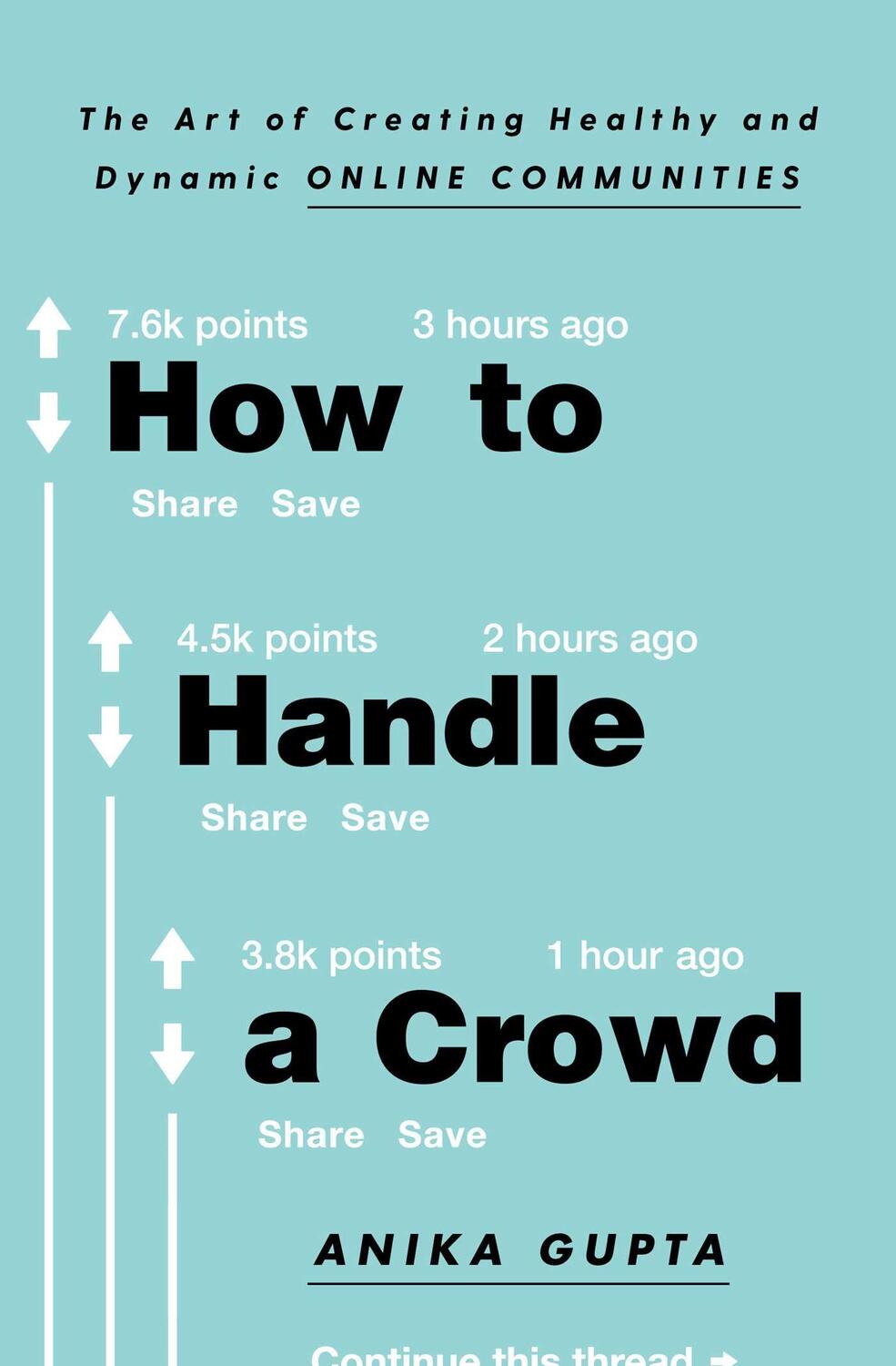 Cover: 9781982132316 | How to Handle a Crowd: The Art of Creating Healthy and Dynamic...