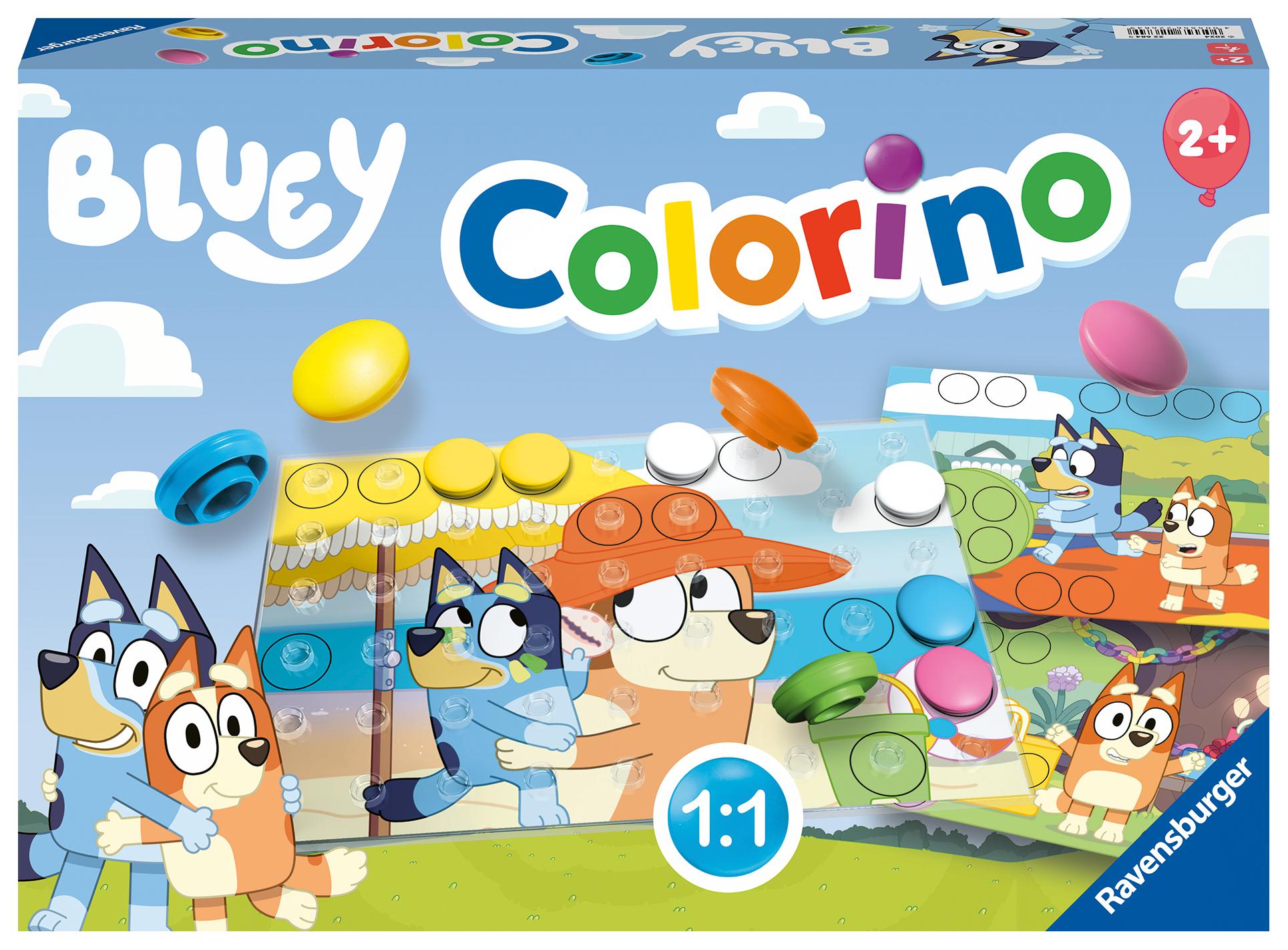 Cover: 4005556226849 | Ravensburger 22684 Bluey Colorino - Farb-Steckspiel für Kinder ab 2...