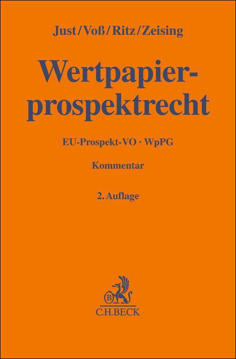 Cover: 9783406682810 | Wertpapierprospektrecht | EU-Prospekt-VO und WpPG | Just (u. a.)