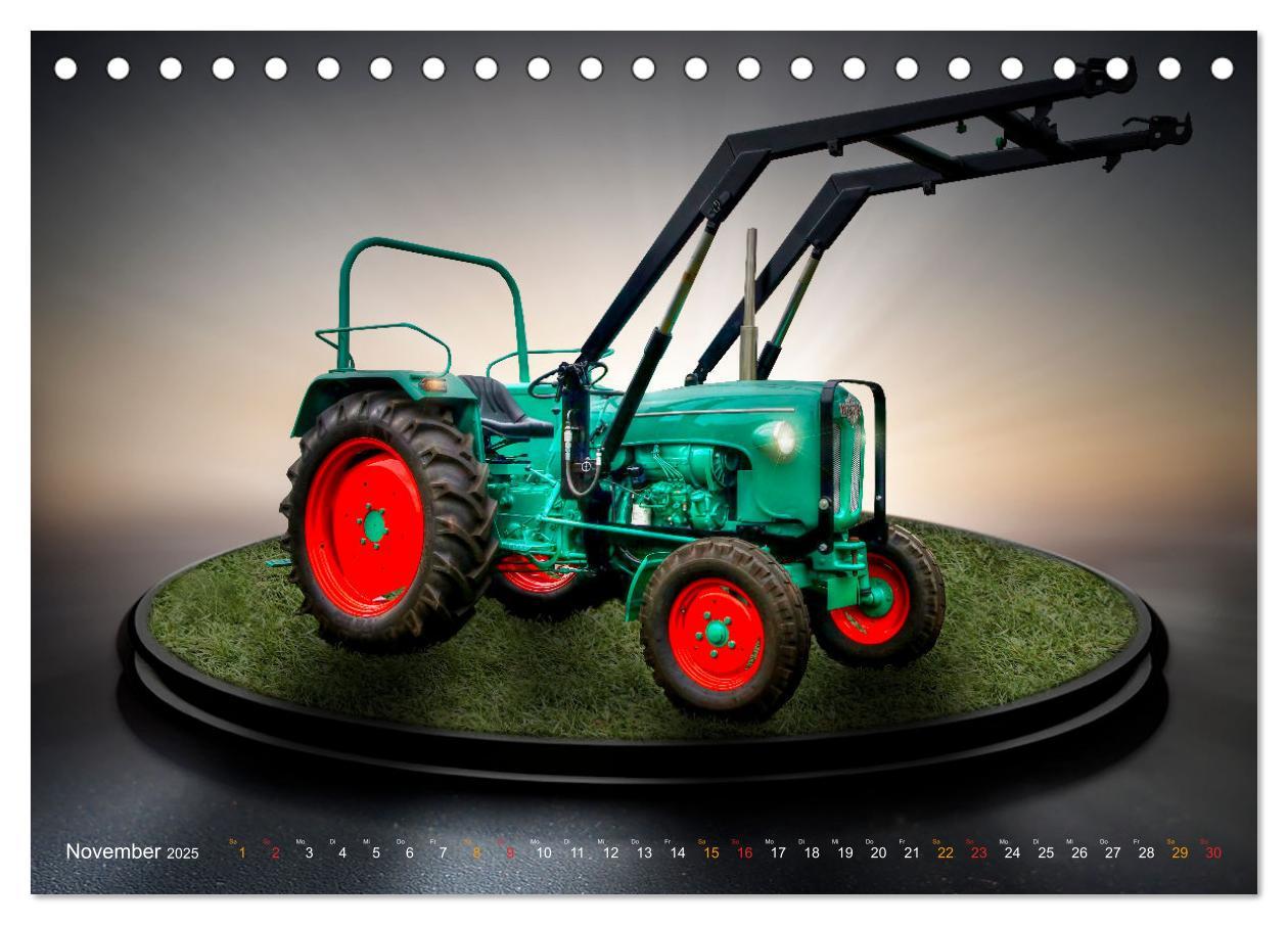 Bild: 9783435094806 | Traktor - Giganten (Tischkalender 2025 DIN A5 quer), CALVENDO...