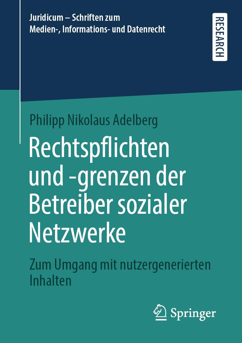 Cover: 9783658293437 | Rechtspflichten und -grenzen der Betreiber sozialer Netzwerke | Buch