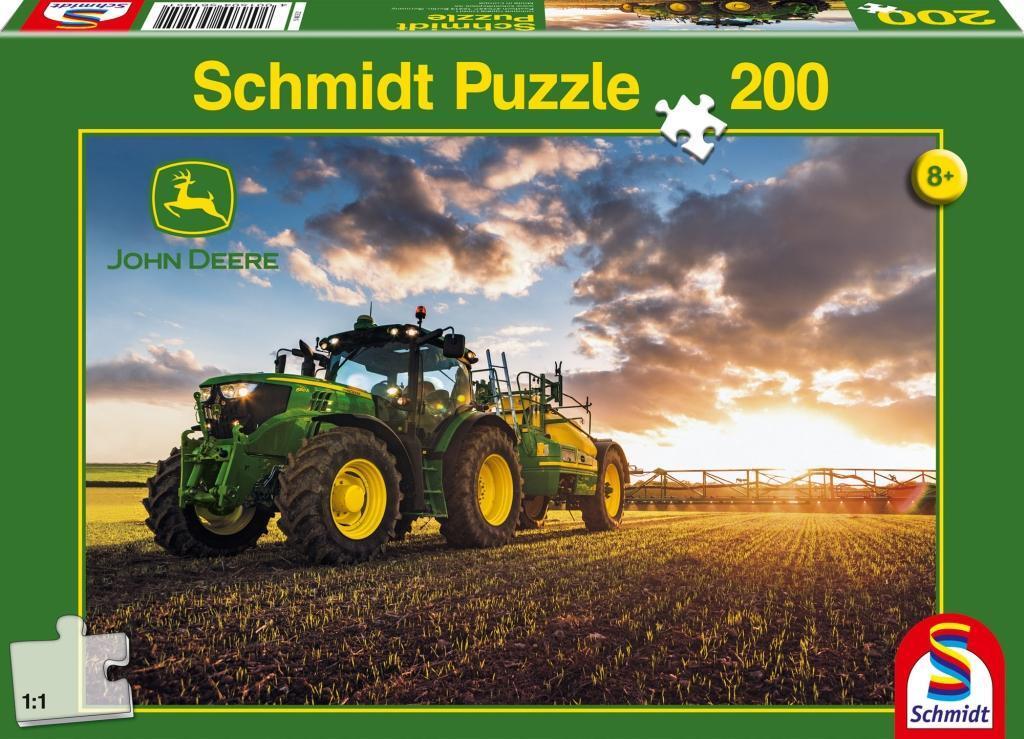 Cover: 4001504561451 | John Deere, Traktor 6150R mit Güllefass. Puzzle 200 Teile | Spiel