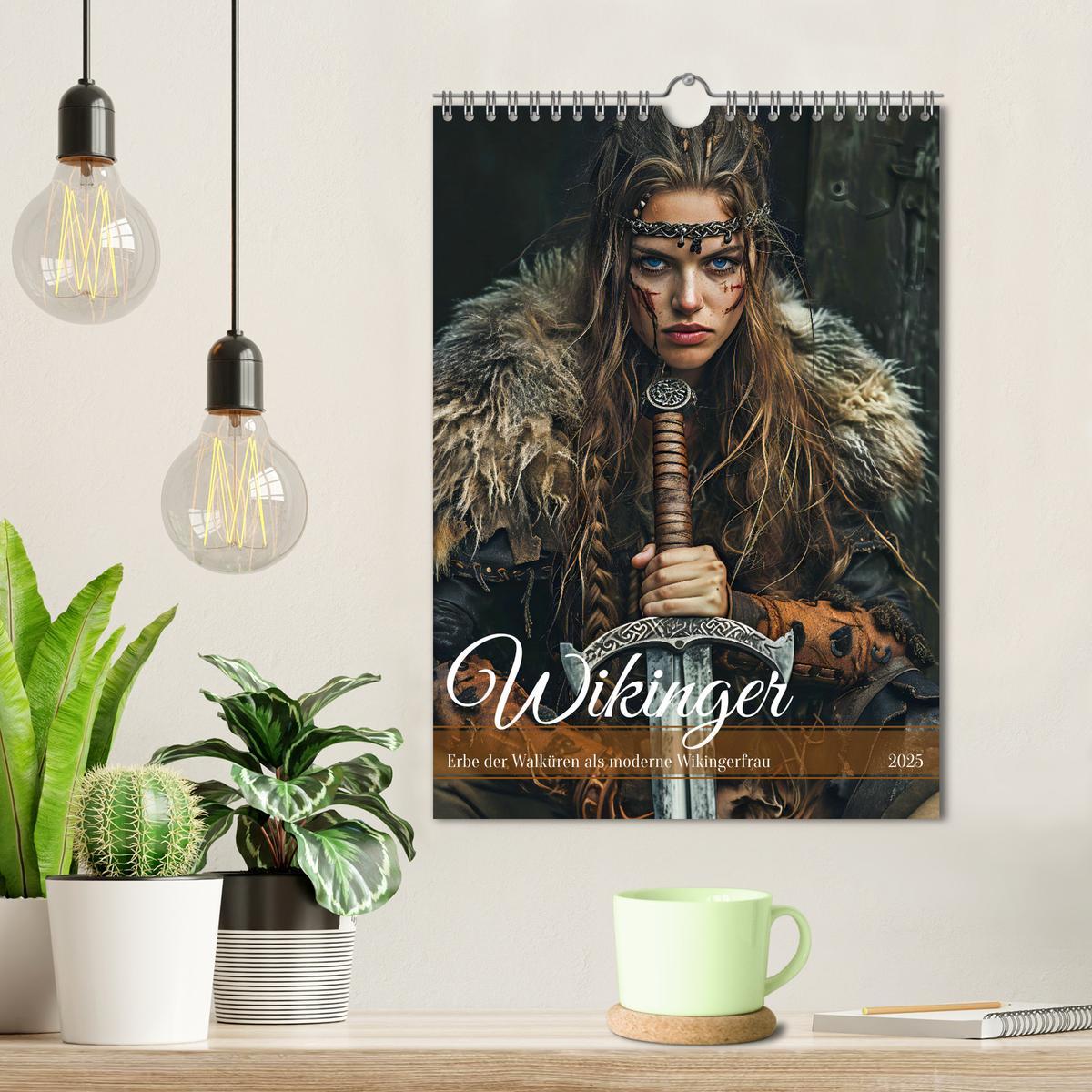 Bild: 9783383766855 | Wikinger - Erbe der Walküren als moderne Wikingerfrau (Wandkalender...