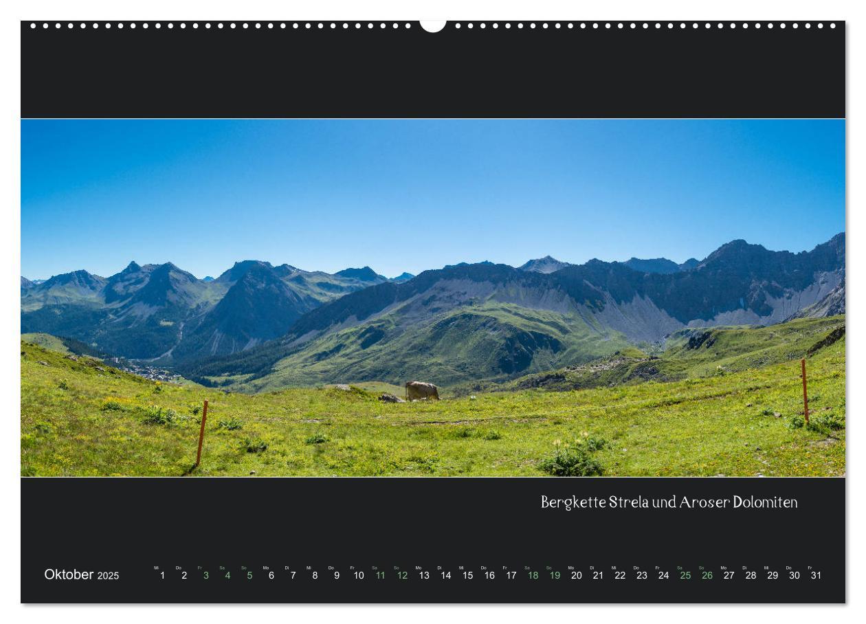 Bild: 9783435140244 | Arosa Panorama (Wandkalender 2025 DIN A2 quer), CALVENDO...