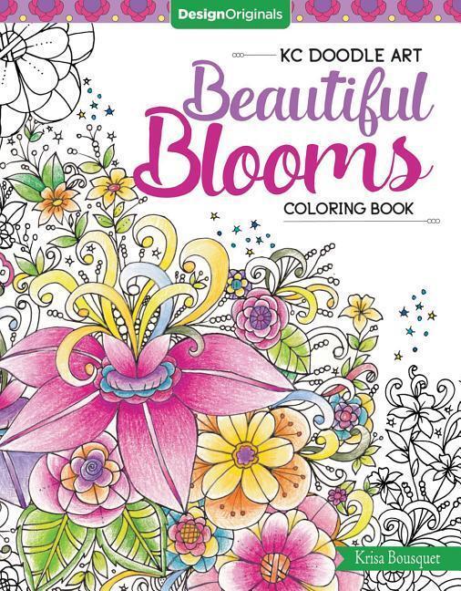 Cover: 9781497202108 | Kc Doodle Art Beautiful Blooms Coloring Book | Krisa Bousquet | Buch