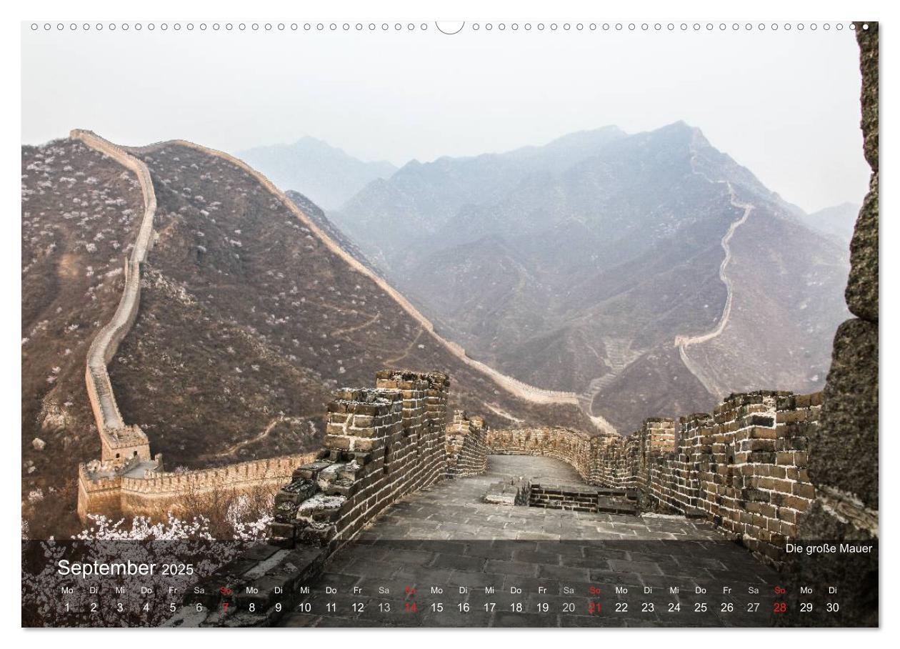 Bild: 9783435717989 | Erlebe China (hochwertiger Premium Wandkalender 2025 DIN A2 quer),...