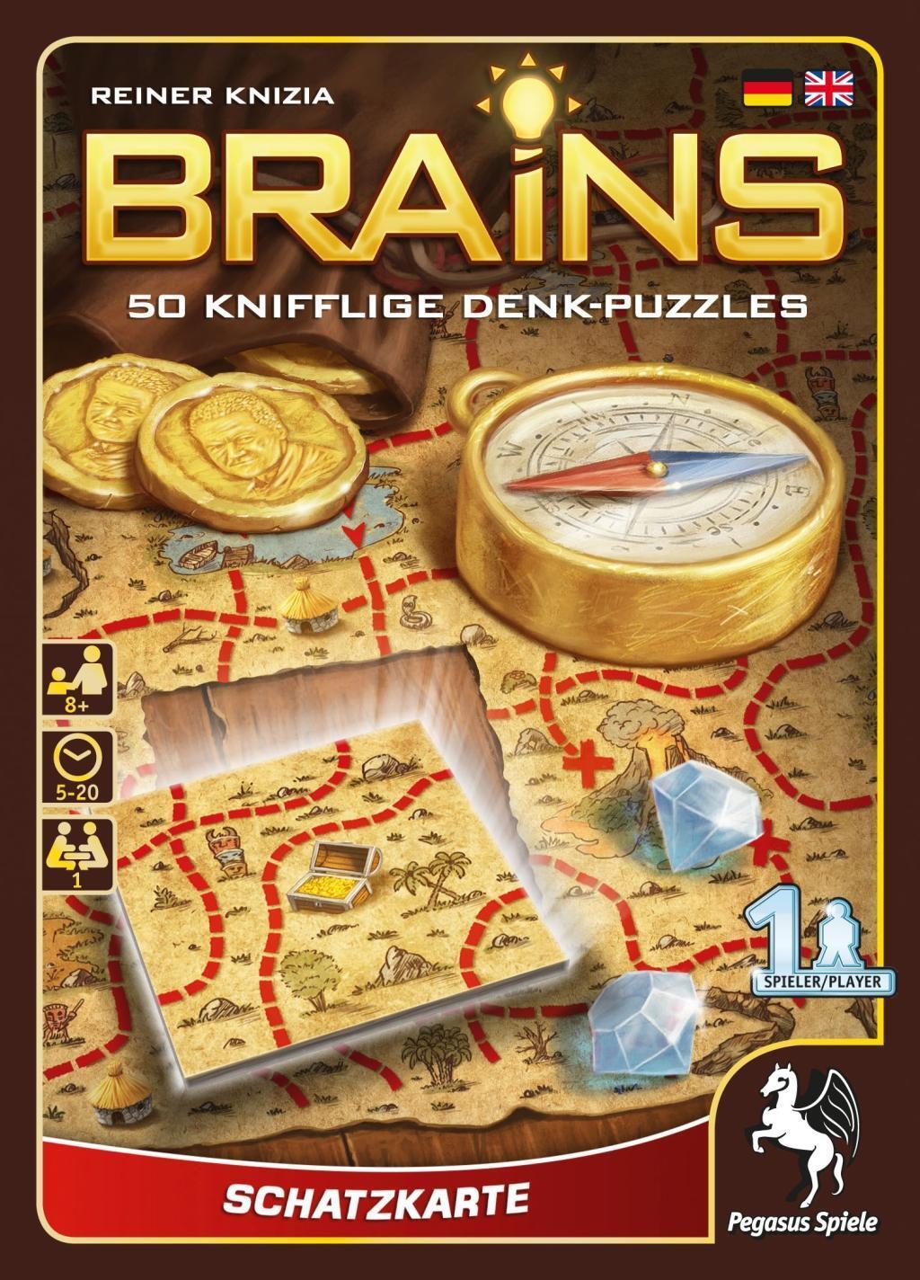 Cover: 4250231709272 | Brains - Schatzkarte | Spiel | Deutsch | 2016 | Pegasus