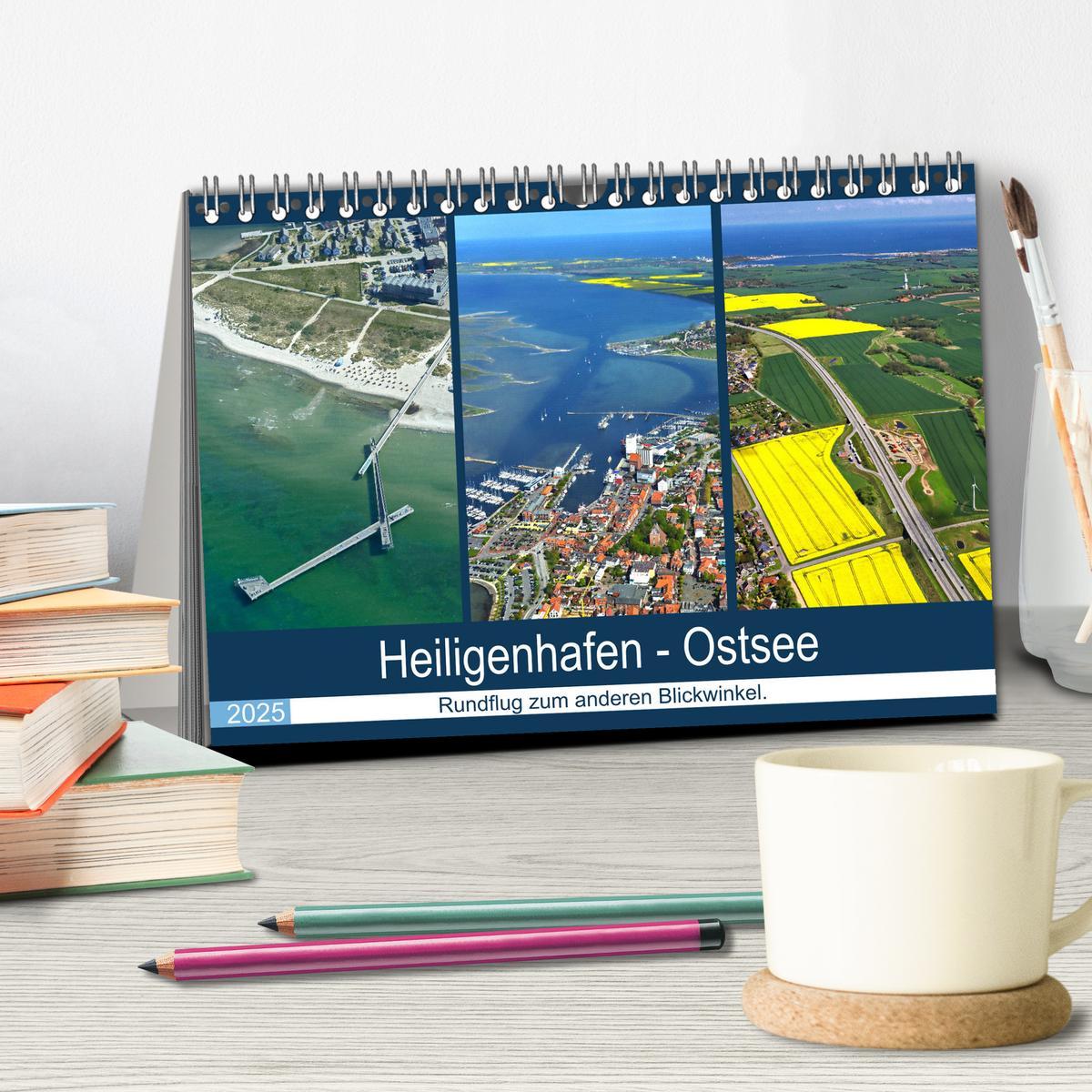 Bild: 9783435053681 | Heiligenhafen - Ostsee (Tischkalender 2025 DIN A5 quer), CALVENDO...