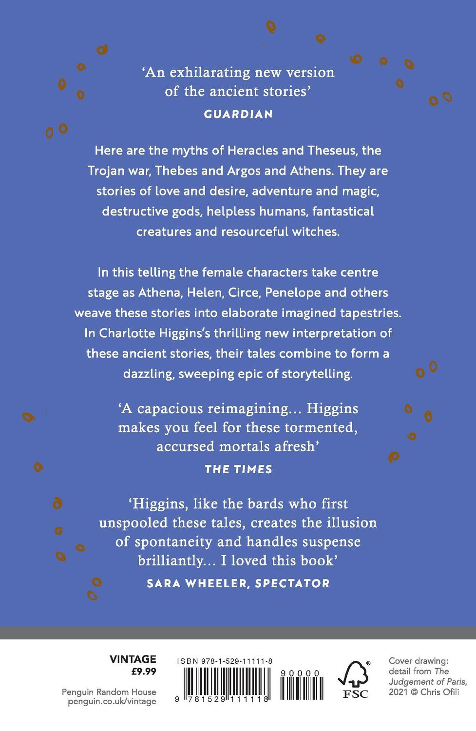 Rückseite: 9781529111118 | Greek Myths | Charlotte Higgins | Taschenbuch | B-format paperback