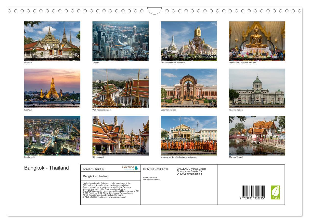 Bild: 9783435383290 | Bangkok - Thailand (Wandkalender 2025 DIN A3 quer), CALVENDO...