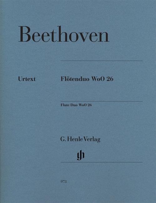 Cover: 9790201809731 | Flute Duo WoO 26 - Henle Urtext | Egon Voß (u. a.) | Taschenbuch