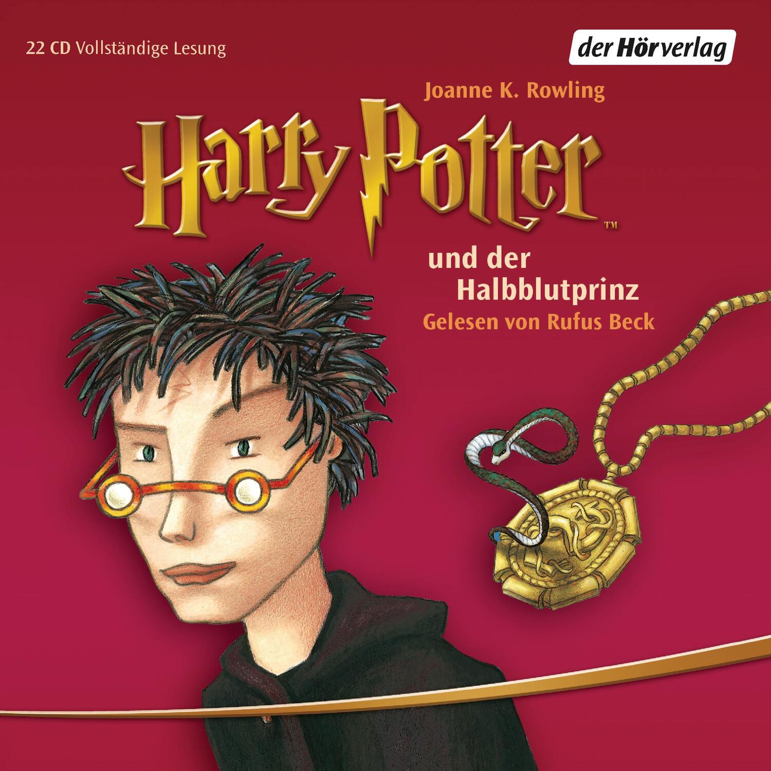 Cover: 9783867176590 | Harry Potter 6 und der Halbblutprinz | Gelesen von Rufus Beck | CD