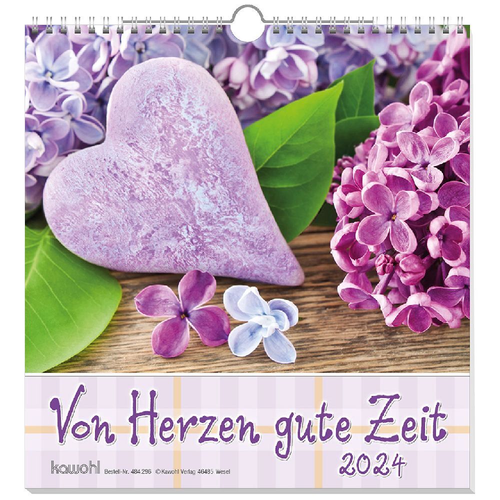 Cover: 9783754829646 | Von Herzen gute Zeit 2024 | Kalender | Spiralbindung | 14 S. | Deutsch