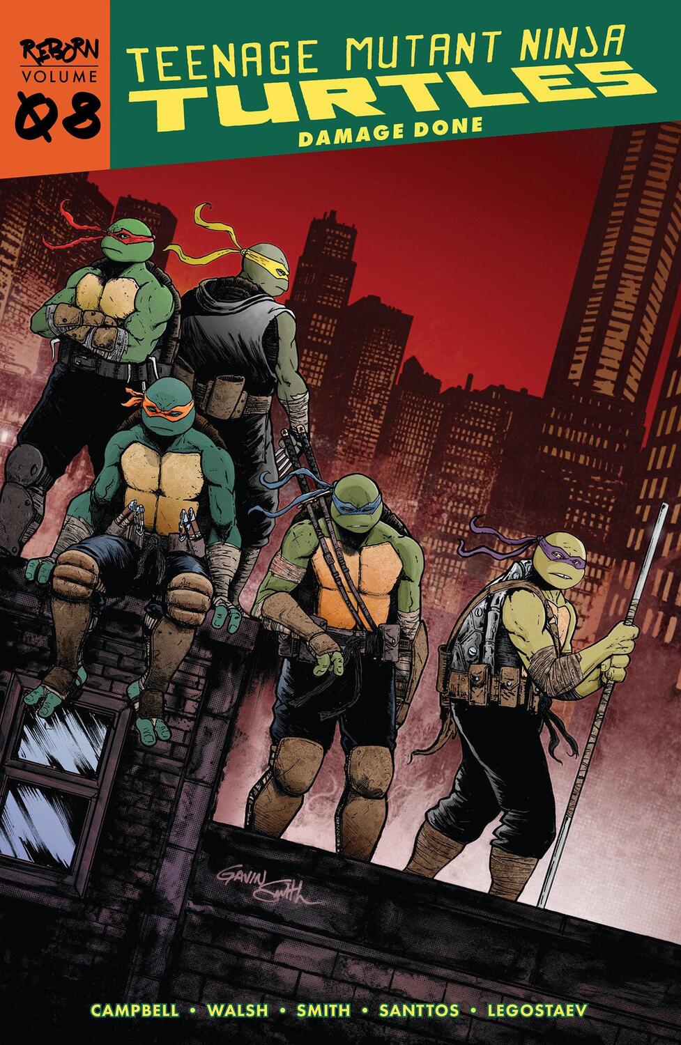 Cover: 9798887240787 | Teenage Mutant Ninja Turtles: Reborn, Vol. 8 - Damage Done | Buch