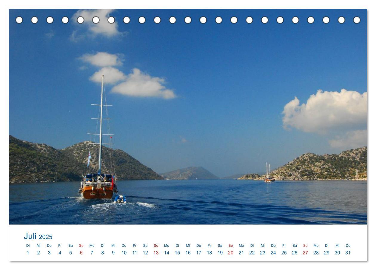 Bild: 9783435461295 | Türkei - Reise ins Blaue (Tischkalender 2025 DIN A5 quer), CALVENDO...