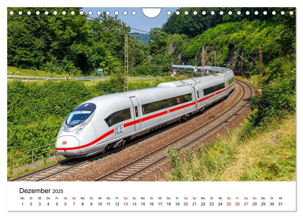 Bild: 9783435035564 | Eisenbahn in Deutschland (Wandkalender 2025 DIN A4 quer), CALVENDO...