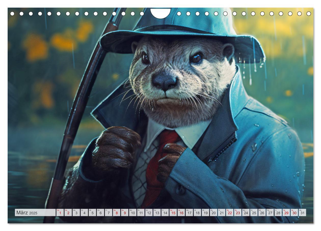 Bild: 9783383858178 | Otter bei der Arbeit (Wandkalender 2025 DIN A4 quer), CALVENDO...