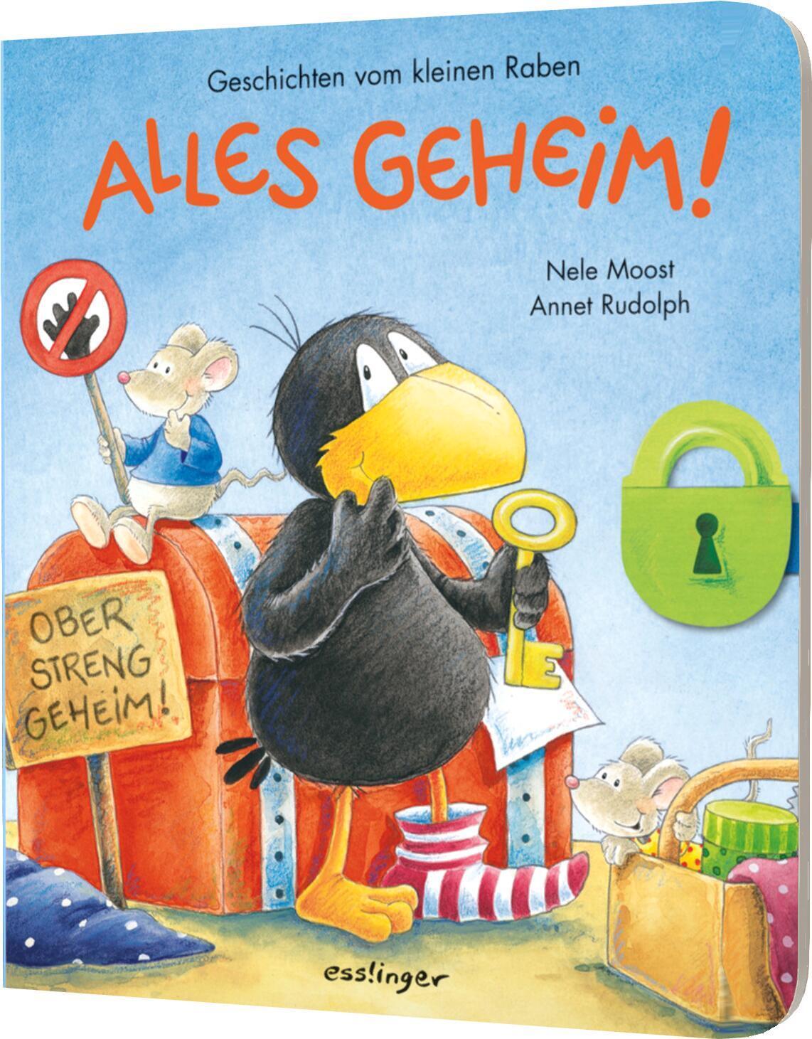 Cover: 9783480223046 | Der kleine Rabe Socke: Alles geheim! | Nele Moost | Buch | 10 S.