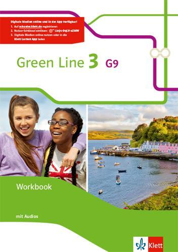 Cover: 9783128542355 | Green Line 3 G9. Workbook mit 2 Audio-CDs Klasse 7 | Bundle | Deutsch