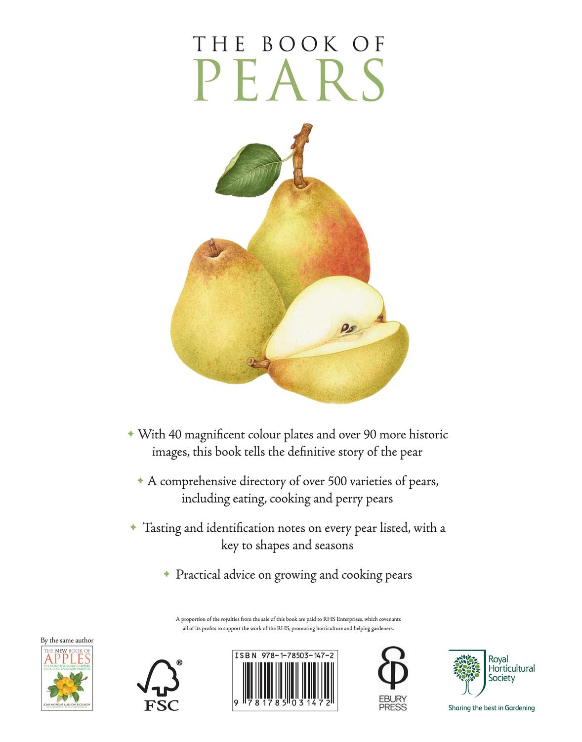 Rückseite: 9781785031472 | The Book of Pears | Joan Morgan | Buch | Gebunden | Englisch | 2015
