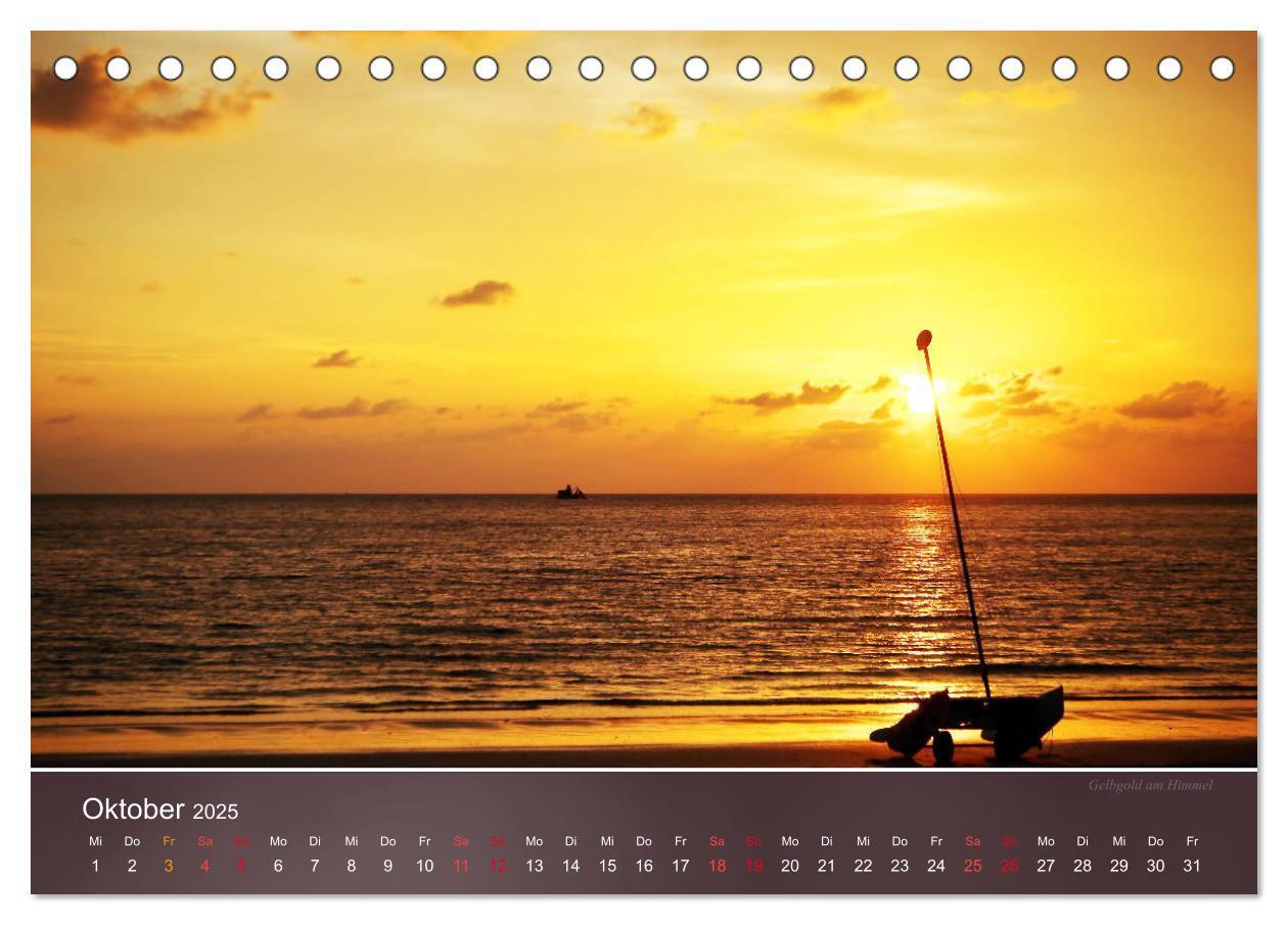 Bild: 9783435040469 | Farben am Meer (Tischkalender 2025 DIN A5 quer), CALVENDO...