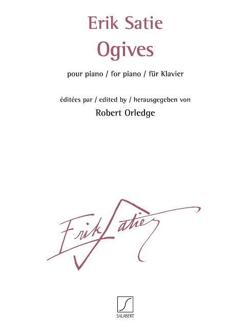 Cover: 9790048060821 | Ogives | Erik Satie | Buch | 2016 | Editions Salabert