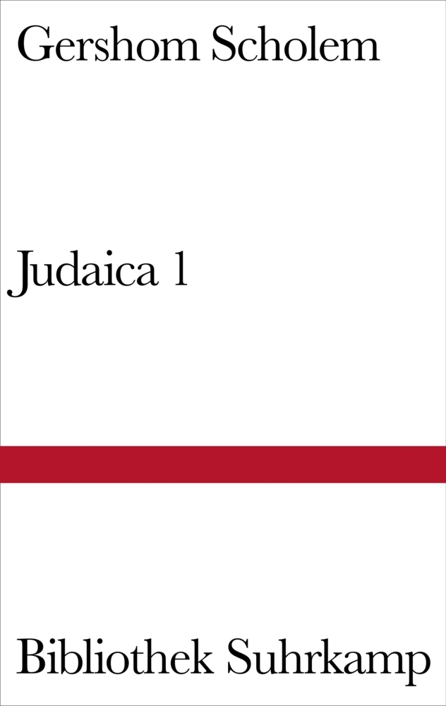 Cover: 9783518011065 | Judaica. Tl.1 | Gershom Scholem | Buch | 233 S. | Deutsch | 2001