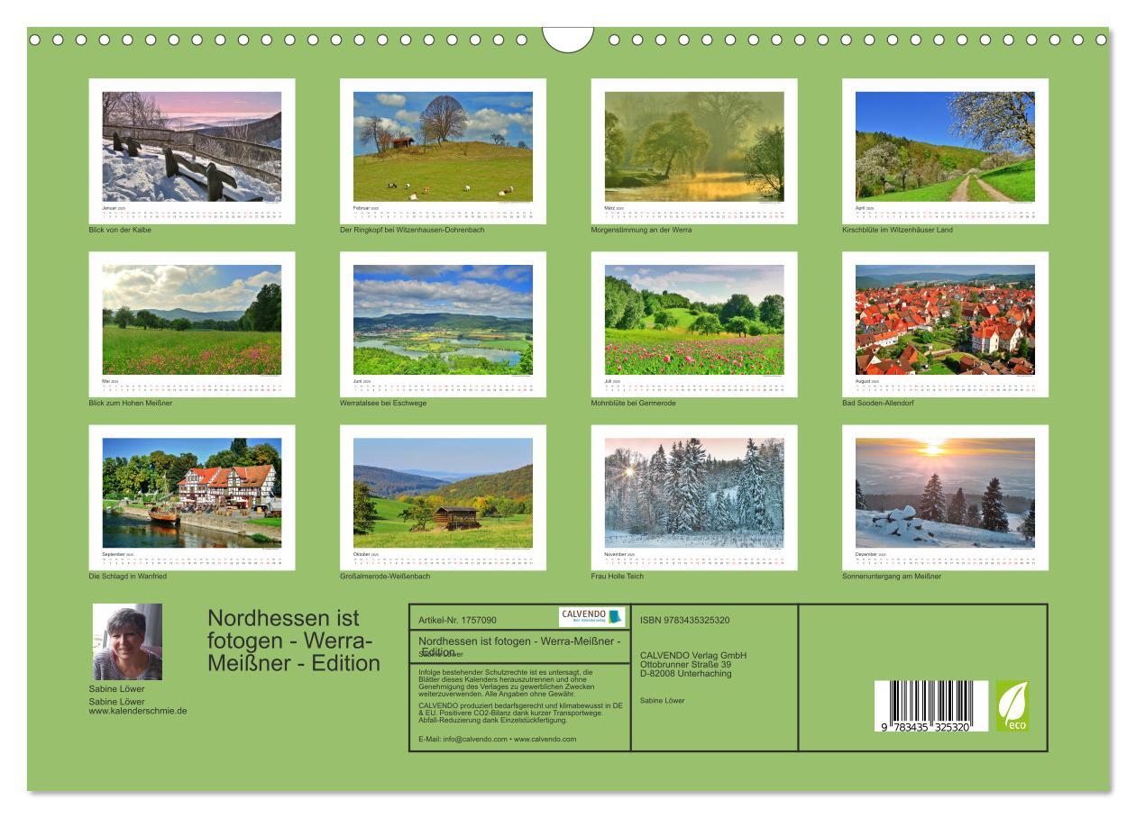 Bild: 9783435325320 | Nordhessen ist fotogen - Werra-Meißner - Edition (Wandkalender 2025...