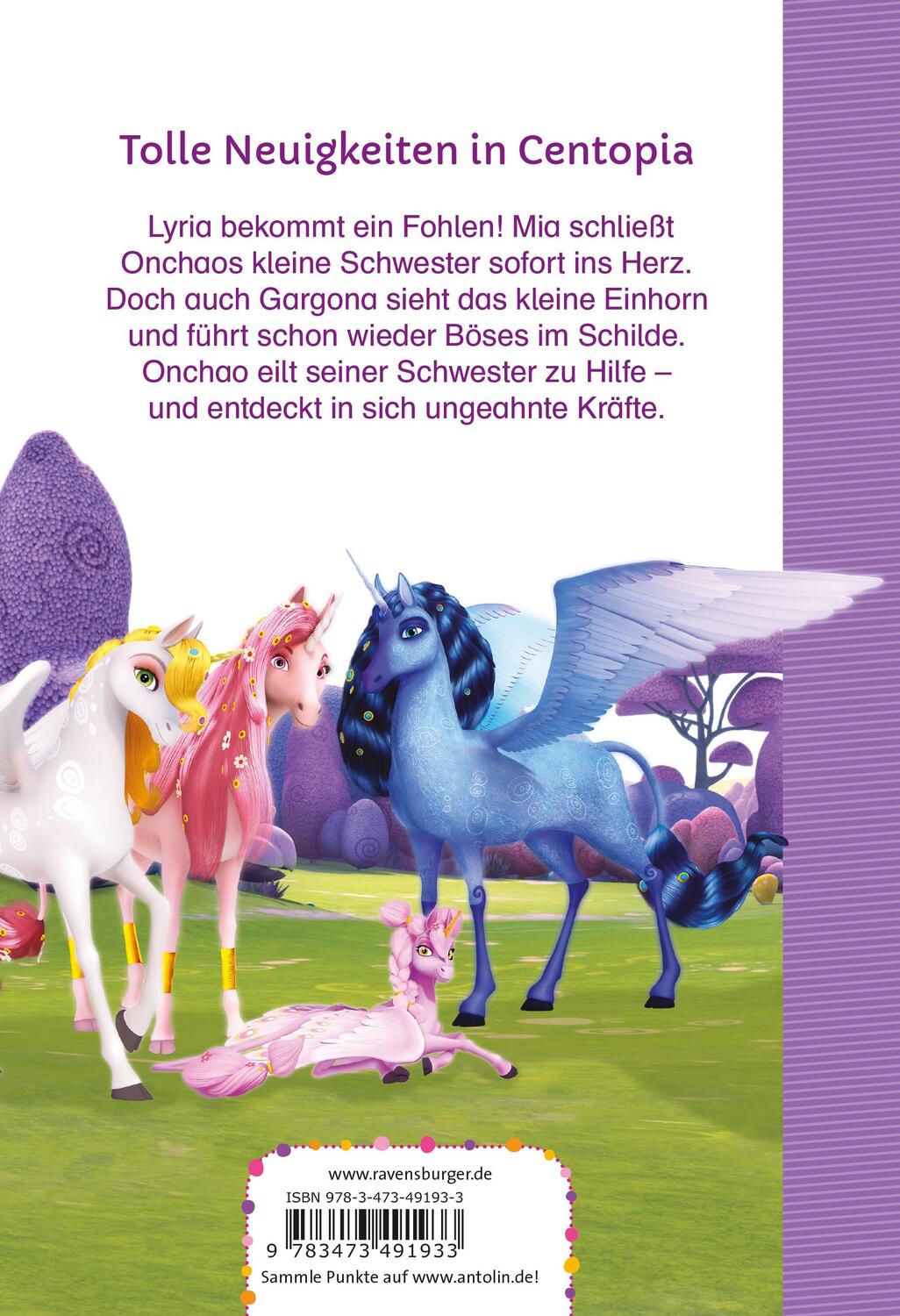 Rückseite: 9783473491933 | Mia and me: Das kleine Einhorn - Für Erstleser | Thilo | Buch | 100 S.