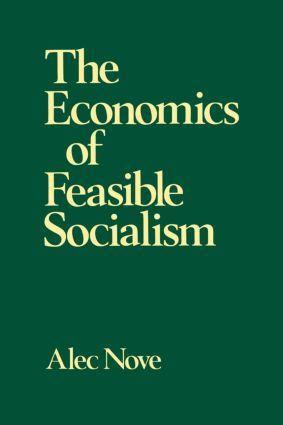Cover: 9780043350492 | The Economics of Feasible Socialism | Alec Nove | Taschenbuch | 1983
