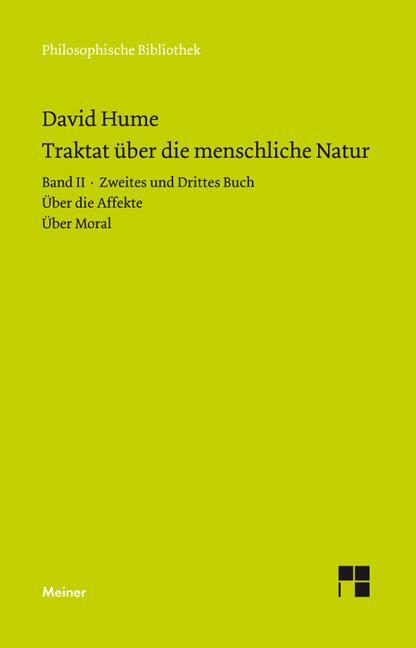 Cover: 9783787324361 | Ein Traktat über die menschliche Natur | David Hume | Taschenbuch