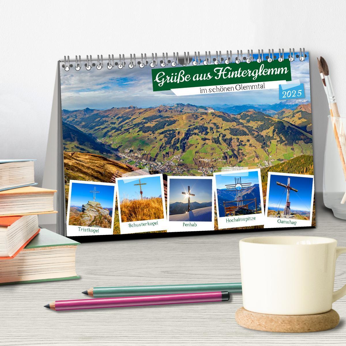 Bild: 9783383779138 | Grüße aus Hinterglemm (Tischkalender 2025 DIN A5 quer), CALVENDO...