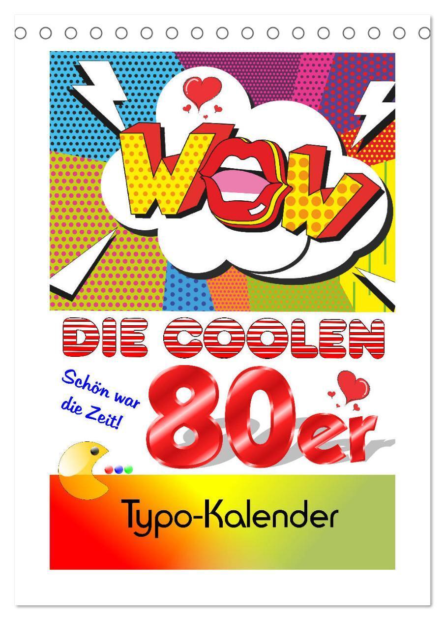 Cover: 9783675517905 | Die coolen 80er. Schön war die Zeit! (Tischkalender 2024 DIN A5...