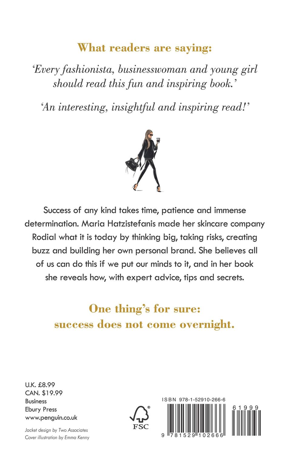 Rückseite: 9781529102666 | How to Be an Overnight Success | Maria Hatzistefanis | Taschenbuch