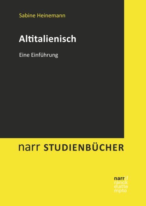 Cover: 9783823367833 | Altitalienisch | Eine Einführung | Sabine Heinemann | Taschenbuch