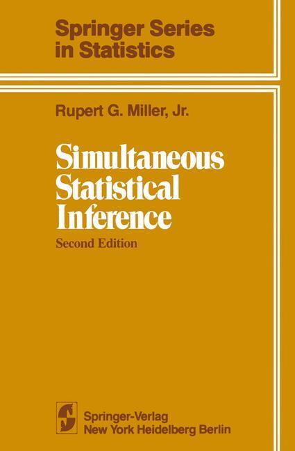 Cover: 9781461381242 | Simultaneous Statistical Inference | Rupert G. Jr. Miller | Buch | XVI