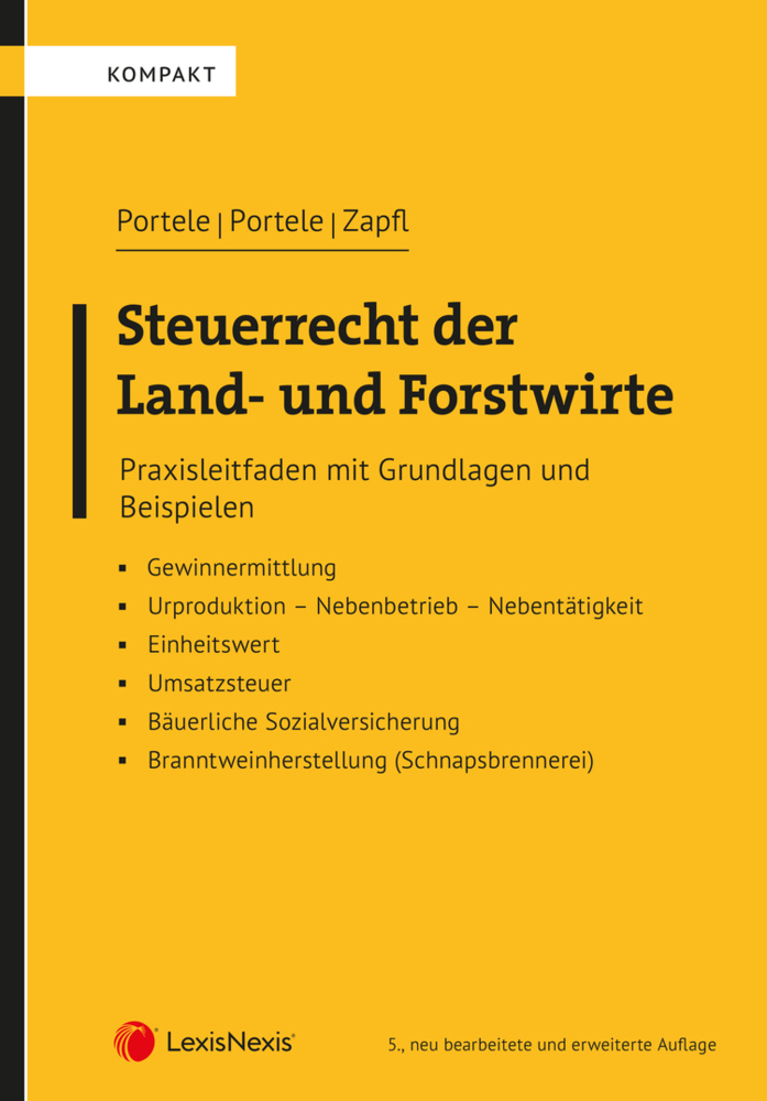 Cover: 9783700780489 | Steuerrecht der Land- und Forstwirte | Karl Portele (u. a.) | Buch