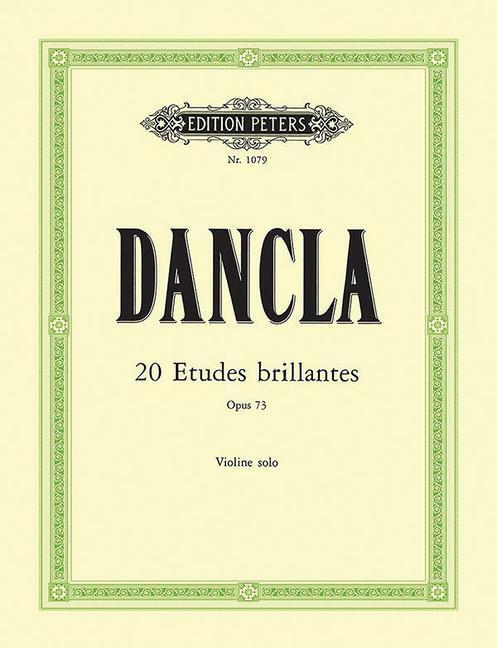 Cover: 9790014006327 | 20 Études Brillantes Op. 73 for Violin | Taschenbuch | Edition Peters