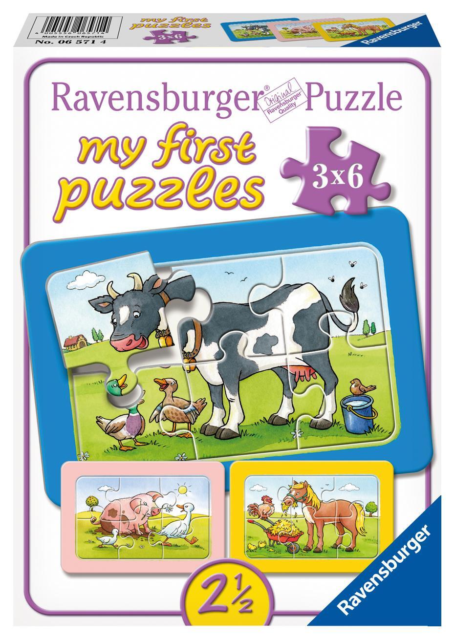 Cover: 4005556065714 | Gute Tierfreunde. My first puzzle - Rahmenpuzzle 3 x 6 Teile | Spiel