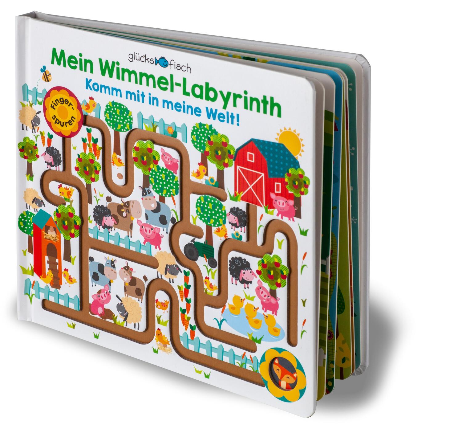 Bild: 9783737358712 | Glücksfisch: Mein Wimmel-Labyrinth: Komm mit in meine Welt! | Buch