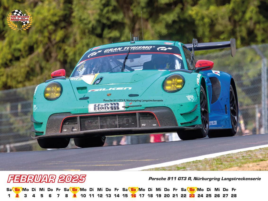 Bild: 9783948794729 | Porsche im Rennsport Kalender 2025 | Frank Pommer | Kalender | Deutsch