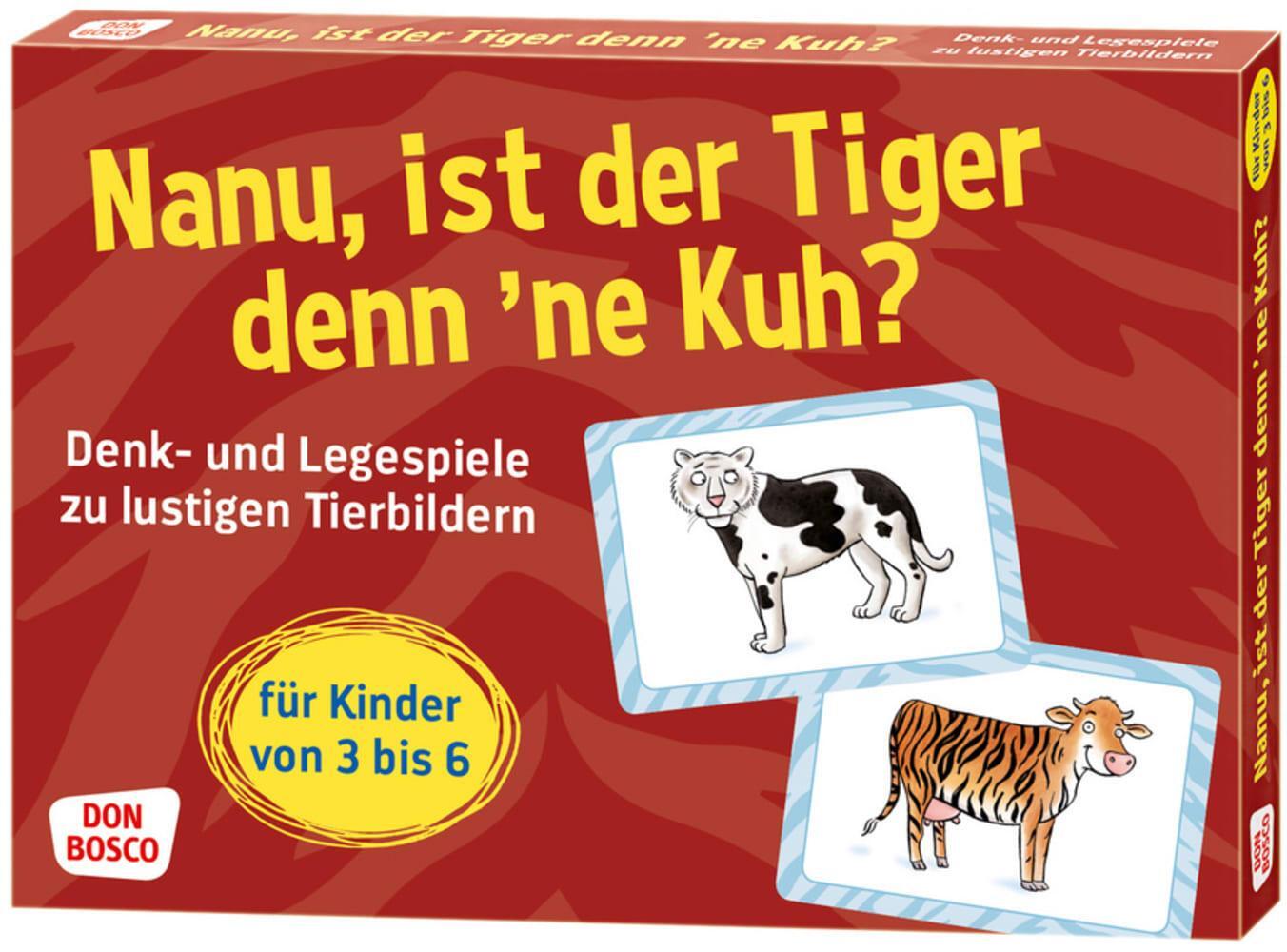 Cover: 4260179516573 | Nanu, ist der Tiger denn 'ne Kuh? | Angela Gully | Box | Deutsch